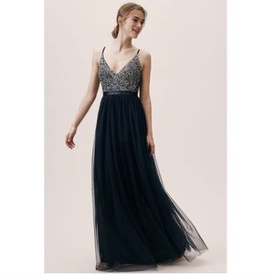 BHLDN Avery Dress in Navy